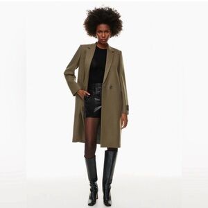 Aritzia Olive green Women's stedman Pea Coat